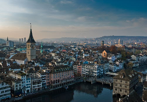 Zurich in the autumn